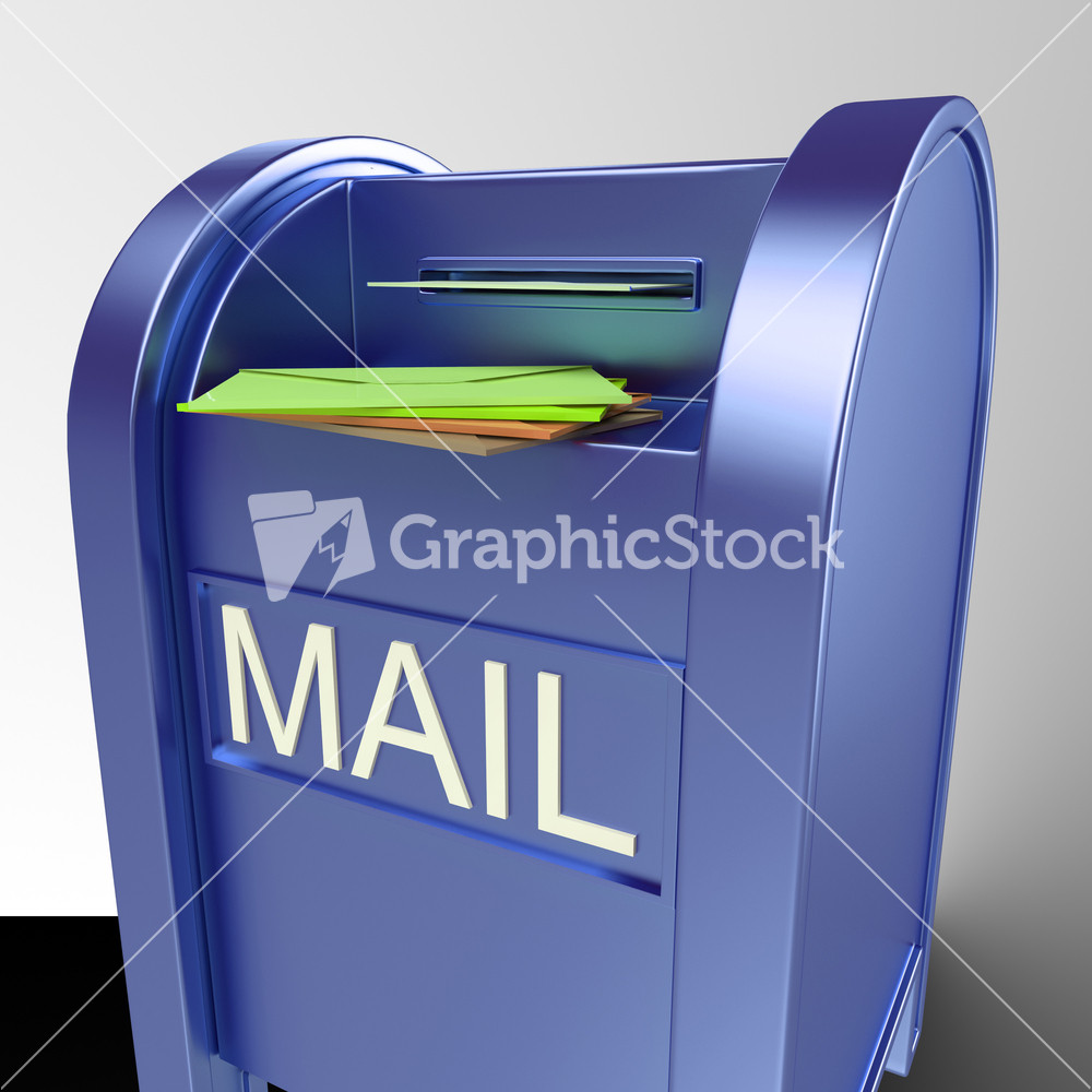 Mail On Mailbox Showing Delivered Correspondence