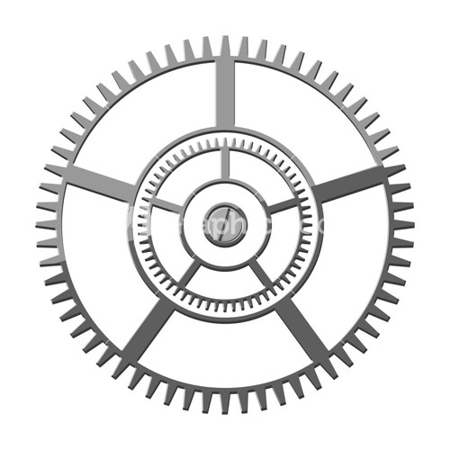 Concept Vector With Gear Wheels Stock Image