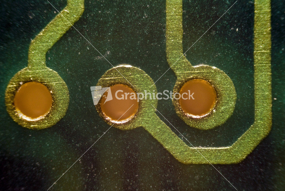 Micro Photo Of A Board