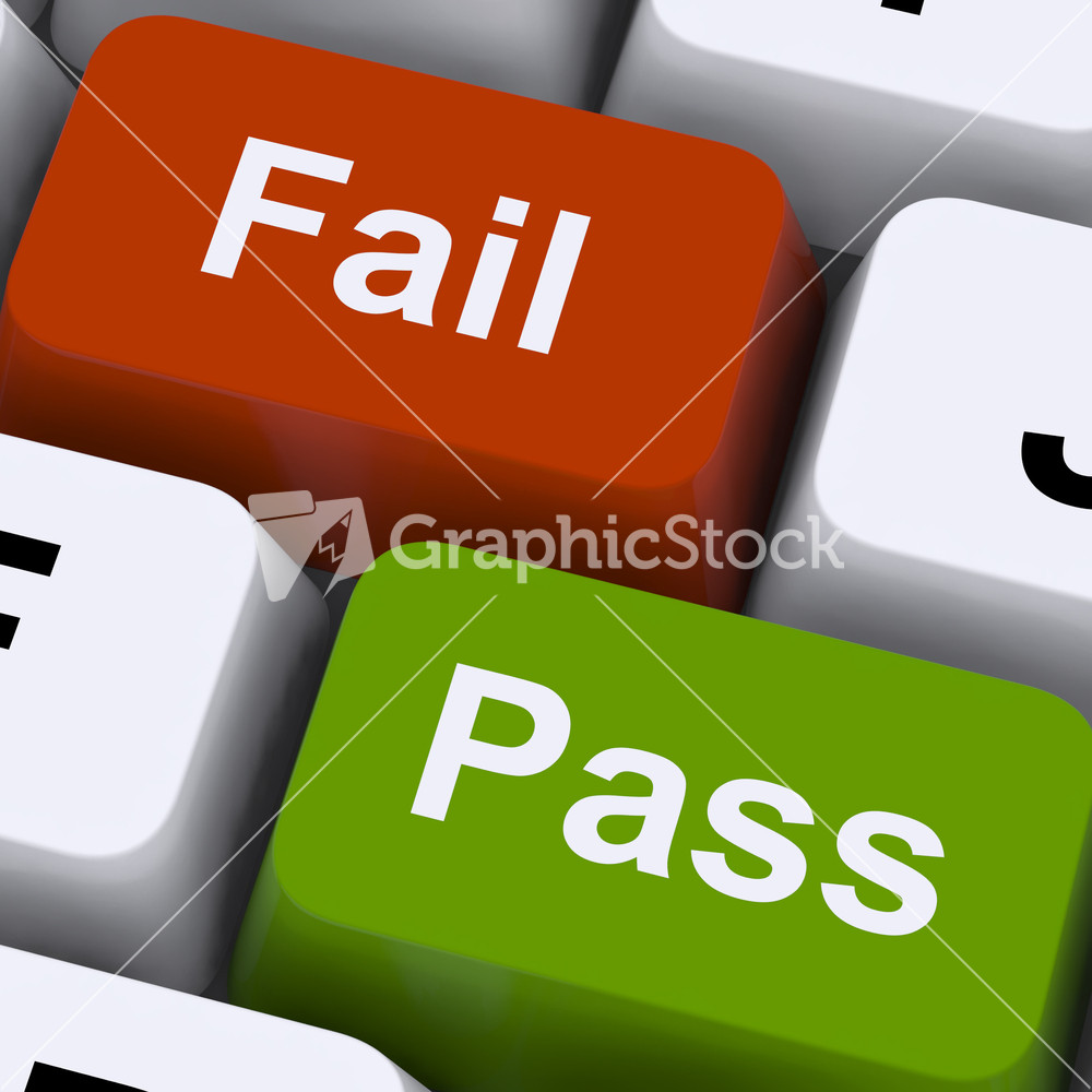 Pass Or Fail Keys To Show Exam Or Test Result