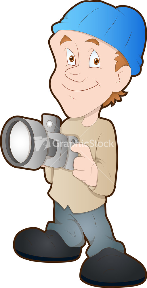 Photographer Cartoon Character