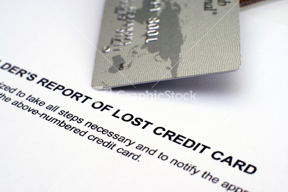 Report Of Lost Credit Card