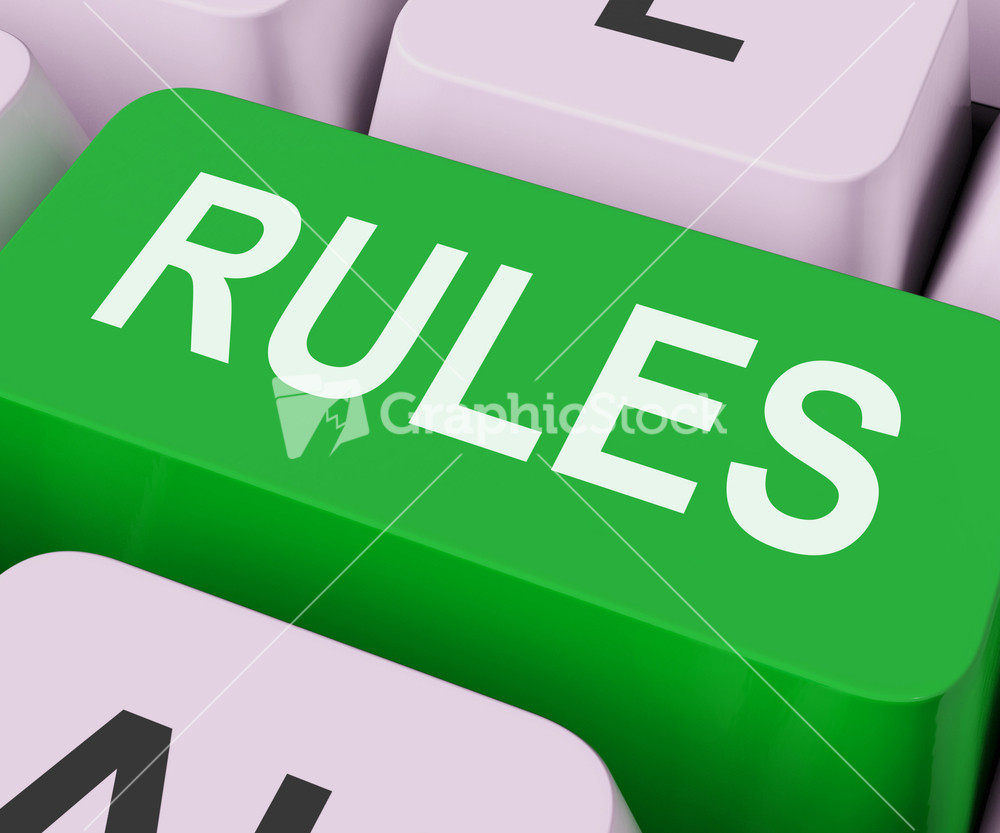 Rules Keys Shows Guidance Policy Or Regulations
