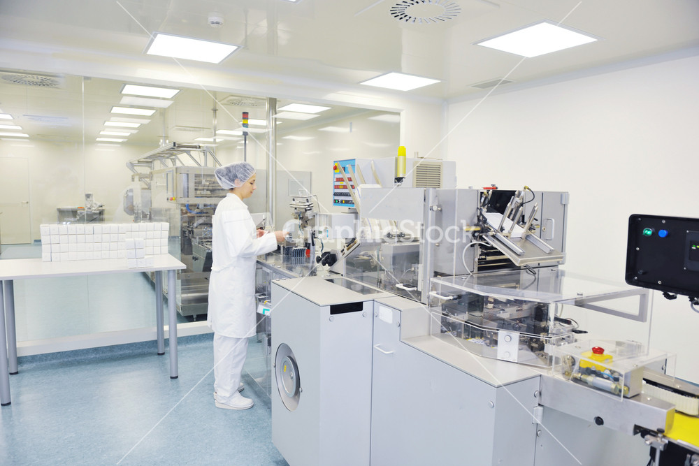 Medical factory and production indoor