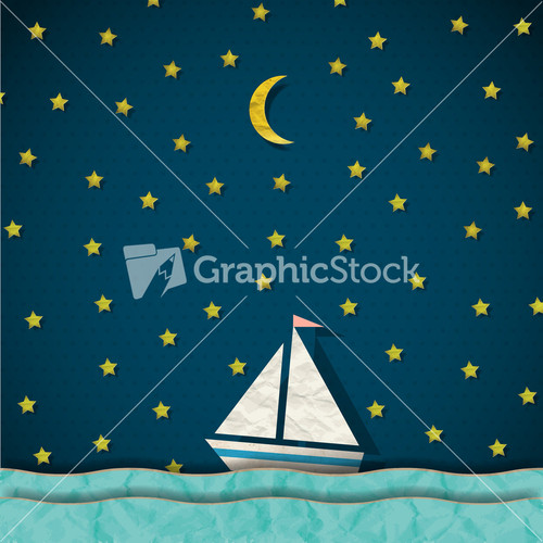 night sailing clip art - photo #10