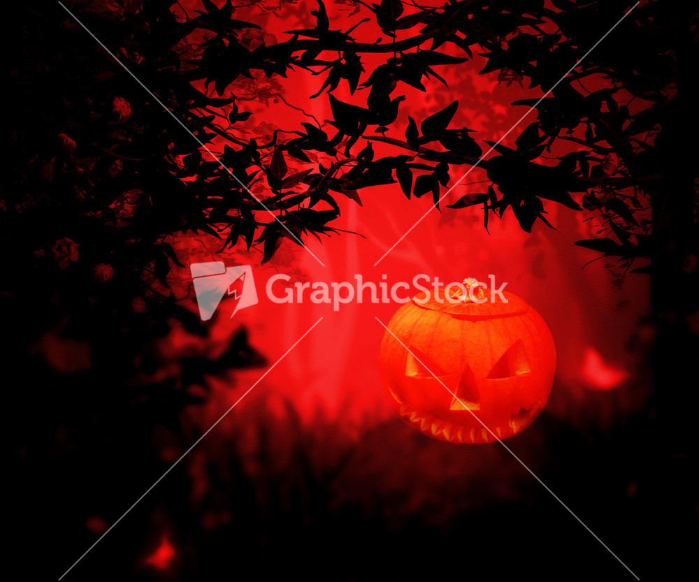 Scary Red Background