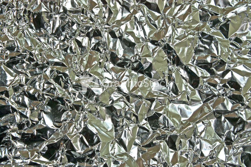 Silver Foil Paper Texture
