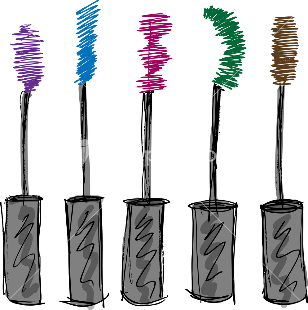clipart makeup brushes - photo #31