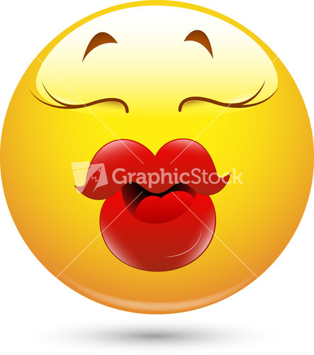 Download Royalty-Free Kissing Lips Images - GraphicStock Stock Image