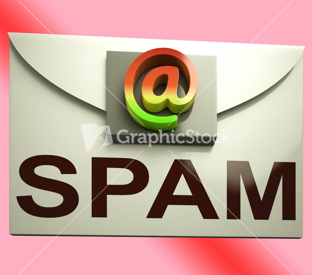 Spam Envelope Shows Unwanted E-mail Message Inbox