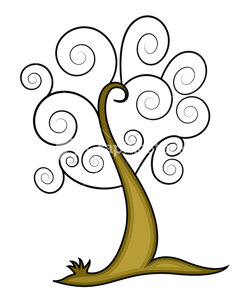  Spiral  Tree  Vector