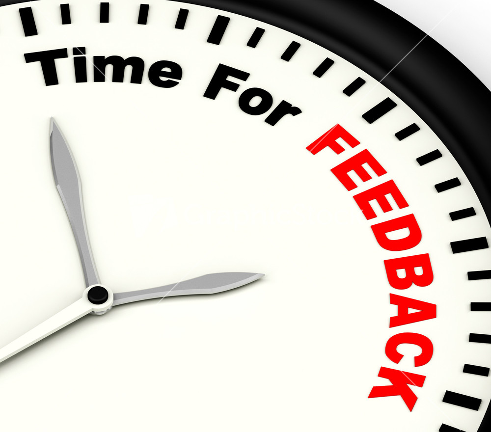 Time For Feedback Shows Opinion Evaluation And Surveys