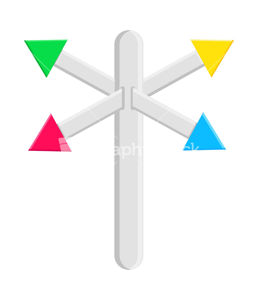 Travel Direction Arrows Signboard