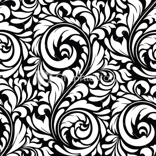 Vector Rococo Pattern