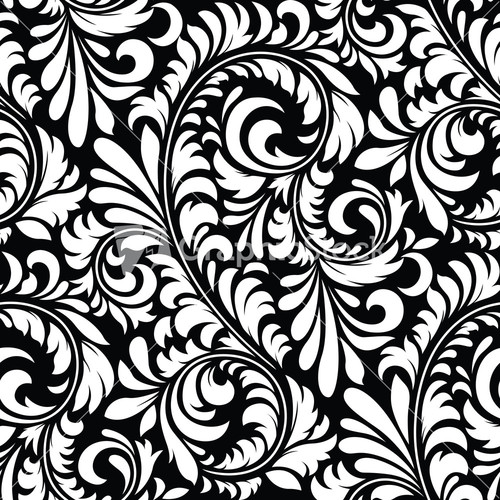 Vector Rococo Pattern