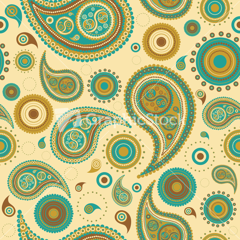 Download Vector Paisley Pattern
