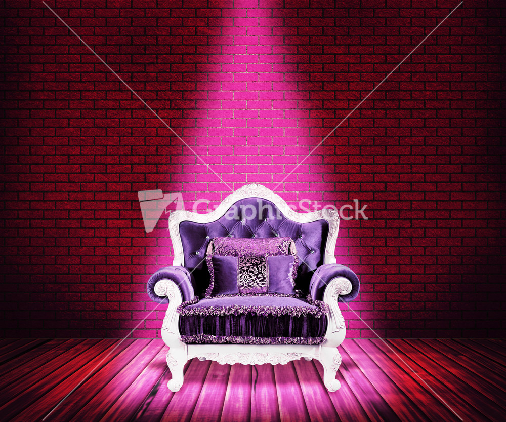 Violet Sofa Room Background