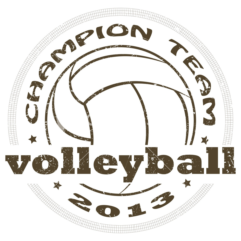 Volleyball Label
