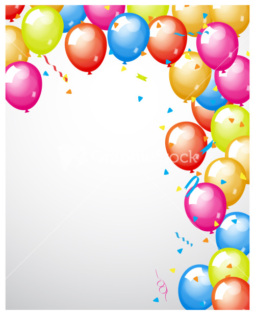 free clip art borders balloons - photo #37