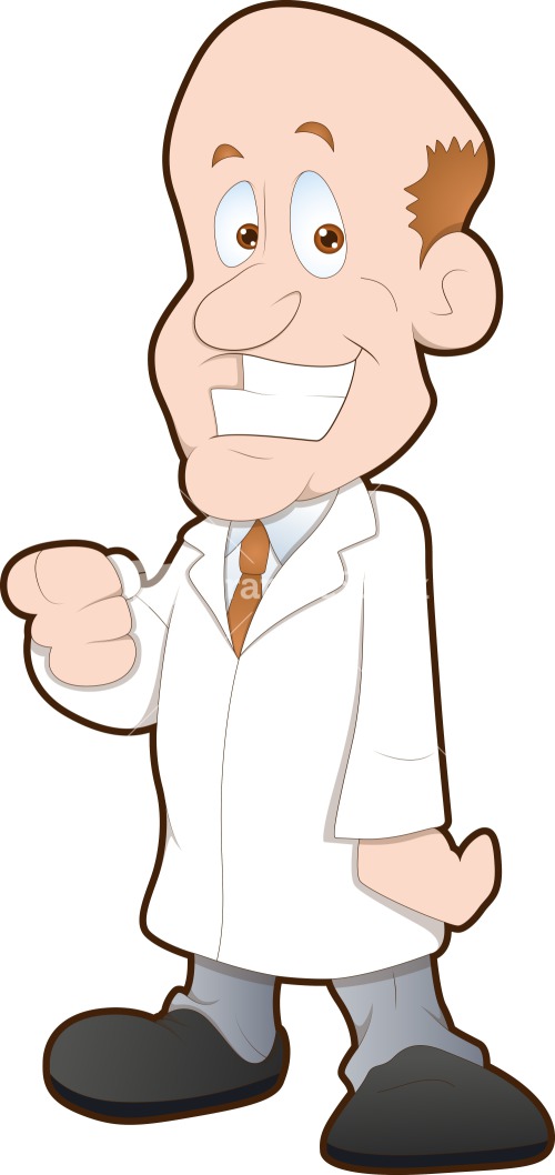 Doctor - Cartoon Character Stock Image