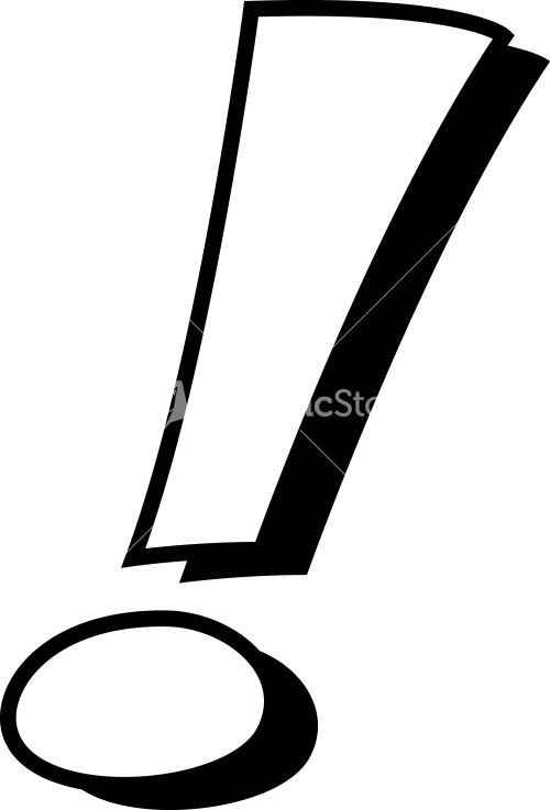 clipart exclamation mark free - photo #50